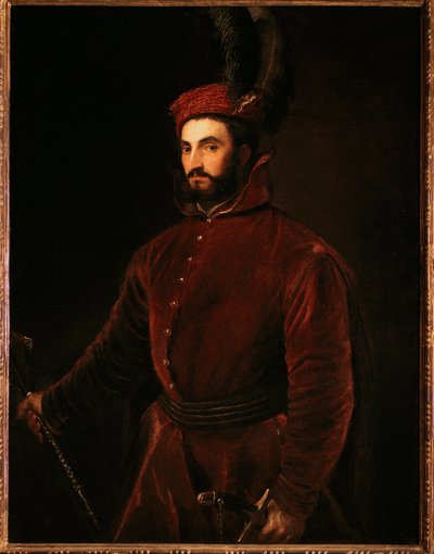Portrett av Ippolito de Medici av Tiziano Vecelli