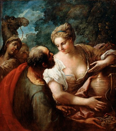 Rebekka ved brønnen, 1500-tallet av Tiziano Vecelli