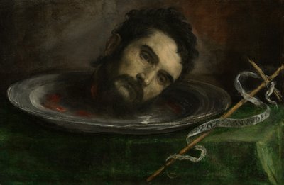 Leder av døperen Johannes, sent på 1500-tallet av Tiziano Vecelli