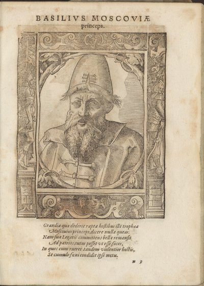 Portrett av tsaren Ivan IV den grusomme 1530-1584 av Tobias Stimmer