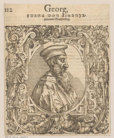 Portrett av Skanderbeg av Tobias Stimmer
