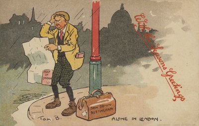 Alene i London av Tom Browne