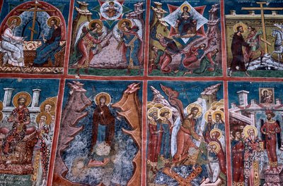Moldovita kloster (freskomaleri) av Toma de la Suceava