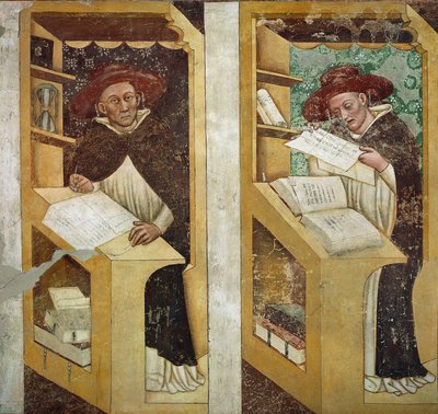 Førti illustere medlemmer av den dominikanske orden av Tomaso da (late 15th century) Modena