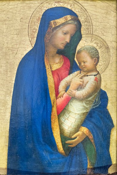 Madonna og barn av Tommaso Masaccio