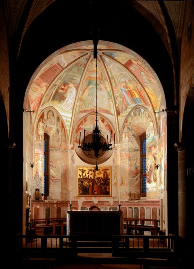 Jomfruens liv - Fresco av Tommaso Masolino da Panicale