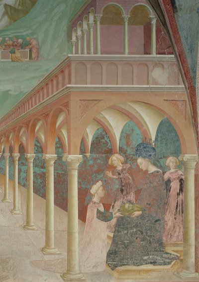 Salome presenterte hodet til John Baptist for moren Herodias, 1435 av Tommaso Masolino da Panicale