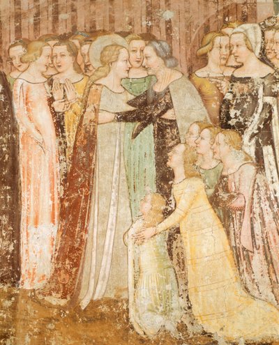 Farvel (detalj), detalj fra Stories of St Ursula av Tommaso da Modena