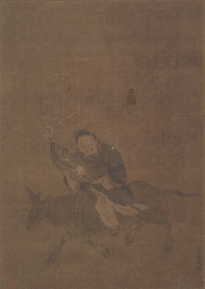 Daoist ridende horndyr. av Tong Renyi