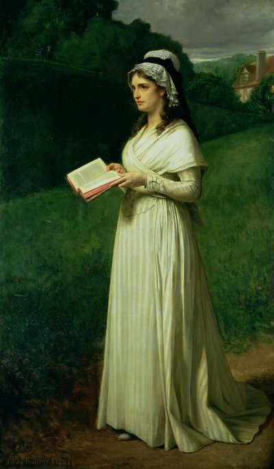 Portrett av Charlotte Corday av Tony Robert Fleury