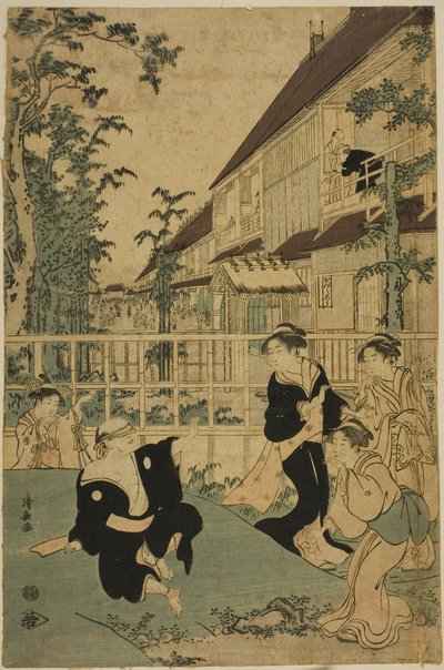 Outdoor Amusements at the Kankanro Teahouse in Yoshiwara   1284232   no       norwegian Successfully Translated  Original: Ships HMS Ark Royal, HMS Malaya and HMS Renown leaving their base in Gibraltar, c.1940 (photo) Translat: Ships HMS Ark Royal, HMS Mal av Torii Kiyonaga