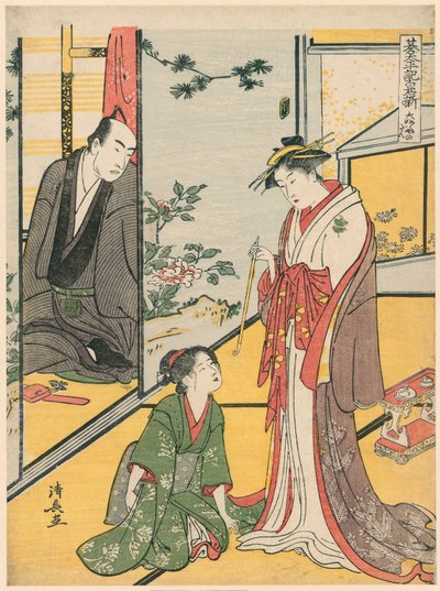 Scene at the Daifukuya (Daifukuya no dan), from the series "Go Taiheiki Shiraishi Banashi"   1296084   no       norwegian Successfully Translated  Original: Still life, 1895 Translat: 