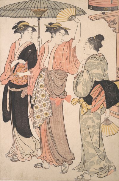 Den femte måneden, fra serien Twelve Months in the Southern Pleasure District Minami j..., 1784. av Torii Kiyonaga