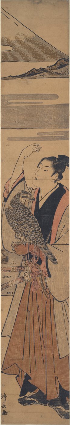 Ung Falconer av Torii Kiyonaga