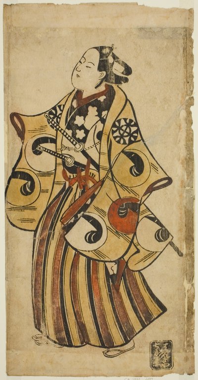 Skuespilleren Nakamura Denkuro I av Torii Kiyonobu I