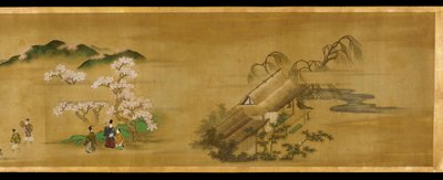 Landskap av de fire årstidene, Edo-perioden, 1600-tallet. av Tosa Mitsuoki