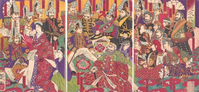 Sivile og militære offiserer, desember 1877. av Toshimasa