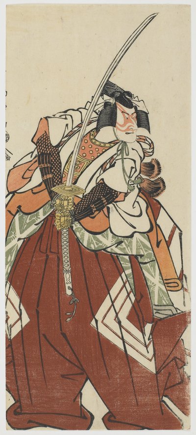 Ichikawa Komazo Good As Shinozuka Around, 1794 av Toshusai Sharaku