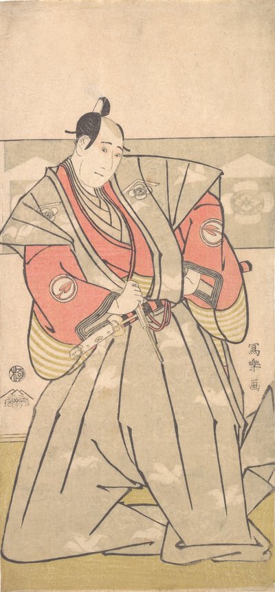 Skuespilleren Sawamura Sojuro III, 1794-9 av Toshusai Sharaku