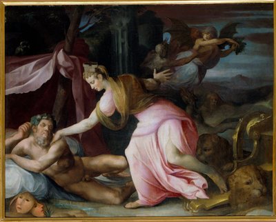 Cybelle Awakening Morphee-maleri av All Saints Dubreuil (1561-1602) av Toussaint Dubreuil