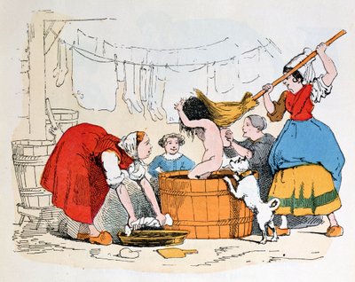 The Compulsory Bath, illustrasjon for 