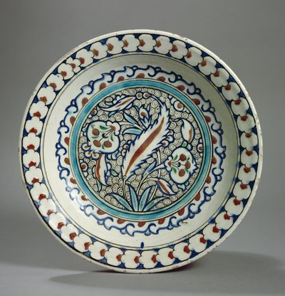 Steinpastaplate, Iznik, Tyrkia (keramikk) av Turkish School