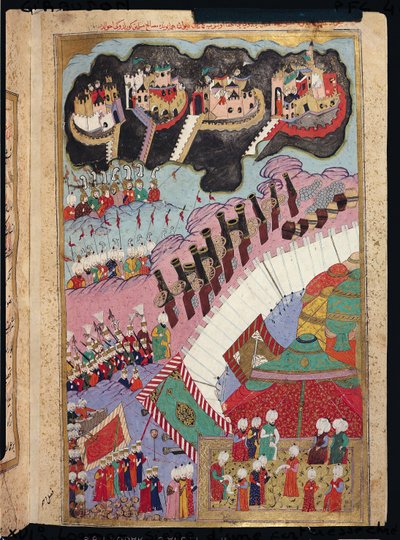 TSM H.1524 The Forces of Suleyman the Magnificent (1484-1566) Beleiring av en kristen festning, fra 