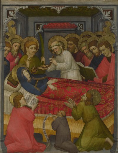 Jomfruens død, ca. 1425 av Tyrolese