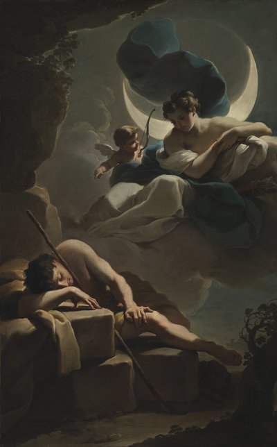Selene og Endymion av Ubaldo Gandolfi