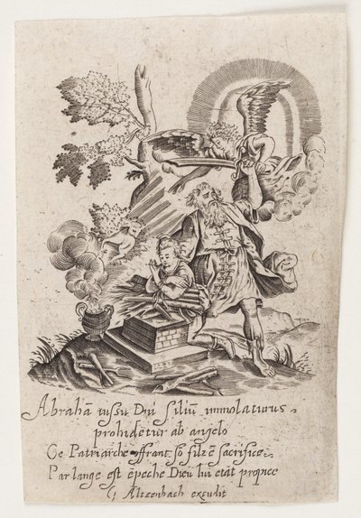 Abraham og Isak av Ubekendt