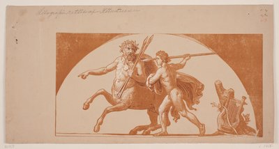 Chiron og Achilles av Ubekendt