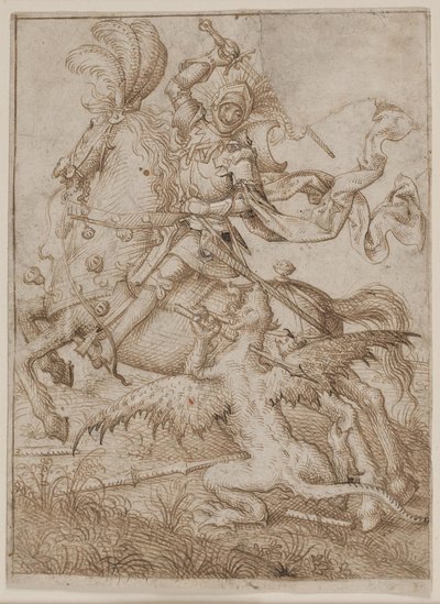 Saint George dreper dragen av Ubekendt