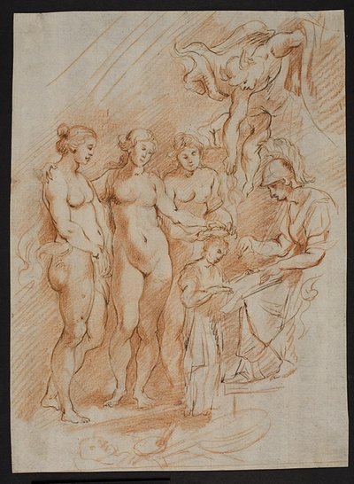 Figurkomposition, fra "Maria af Medicis historie" av Ubekendt