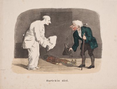 Harlekins død av Ubekendt Ubekendt