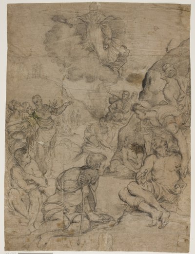 St Augustine helbreder de lammede, etter Tintorettos maleri i Museo Civico, Vicenza av Ubekendt Ubekendt