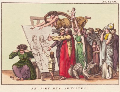 Kunstnernes skjebne av Ubekendt dansk efter 1780