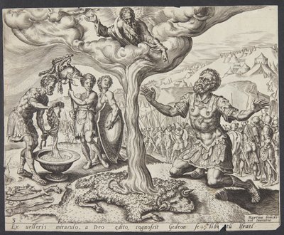 Duggen på fleece av ull av Ubekendt efter Maarten van Heemskerck