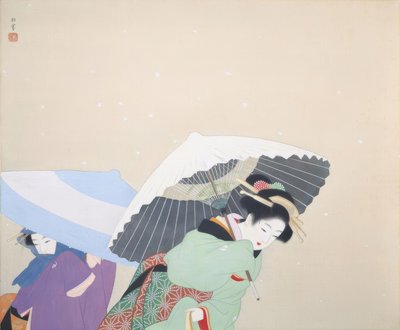Store snøfnugg av Uemura Shoen