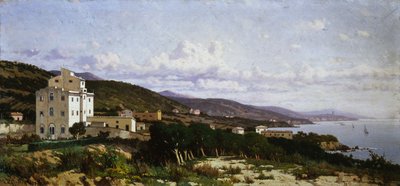 Utsikt over Castiglioncello av Ugo Manaresi
