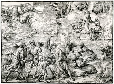 Abrahams offer, 1516-1518, 1937 av Ugo da Carpi