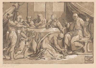 Kristus salvet av Maria Magdalena av Ugo da Carpi