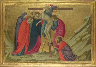 Avsetningen fra basilikaen Santa Croce, Firenze, ca. 1324-1325 av Ugolino di Nerio