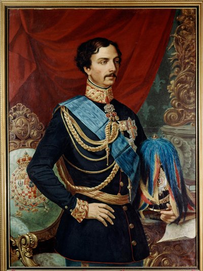 Karl av Bourbon Parma (1799 -1883), hertug av Parma - Charles III av Bourbon (1823 - 1854) 1800-tallet (olje på lerret) av Ulisse Passani