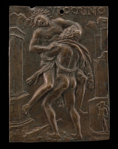 Hercules og Antaeus, tidlig på 1500-tallet. av Ulocrino