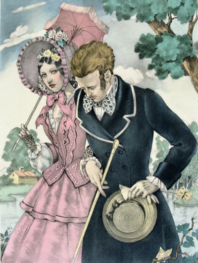 Illustrasjon for 'Madame Bovary' av Gustave Flaubert (1821-80) utgitt av Gibert Jeune av Umberto (after) Brunelleschi