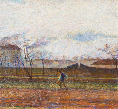 Bonde i arbeid av Umberto Boccioni