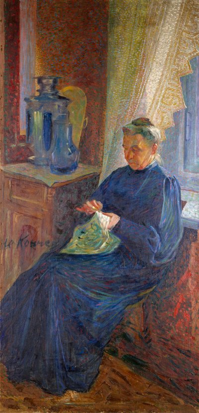 Portrett av Madame Sophie Popoff av Umberto Boccioni