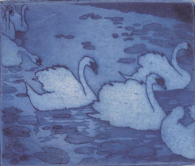 Svaner av Umberto Boccioni