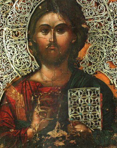 Pantokrator (en del av Vatopedi diptych kjent som lekene til keiserinne Theodora) av Unbekannt