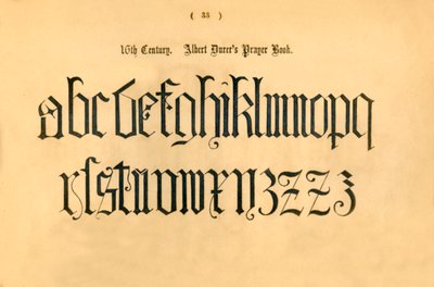 Det 16. århundre. Albert Durers bønnebok, 1862 av Unbekannt